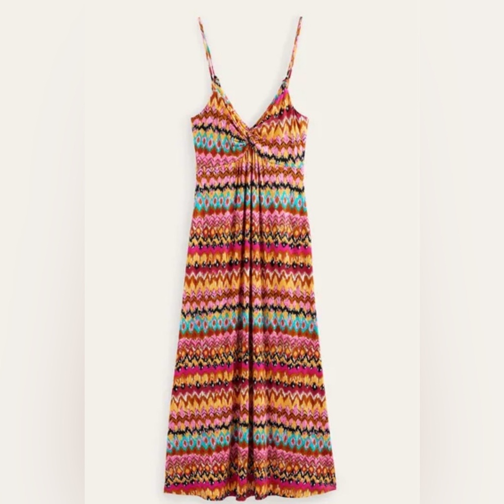 Strappy jersey maxi dress